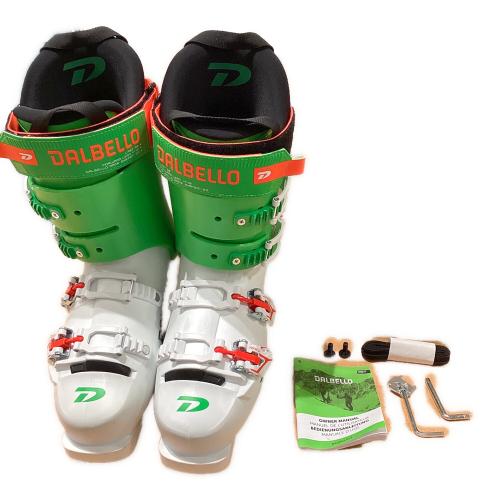 DALBELLO (ダルベロ) スキーブーツ メンズ SIZE 26~26.5㎝ ホワイト×グリーン 24-25モデル@ アルペン規格 308㎜ DRS 90LC