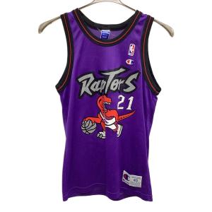 トロント・ラプターズ バスケットボールユニフォーム C5-7815C 【21】マーカス・キャンビー チャンピオンユニフォーム 90's @ メンズ SIZE 40 パープル