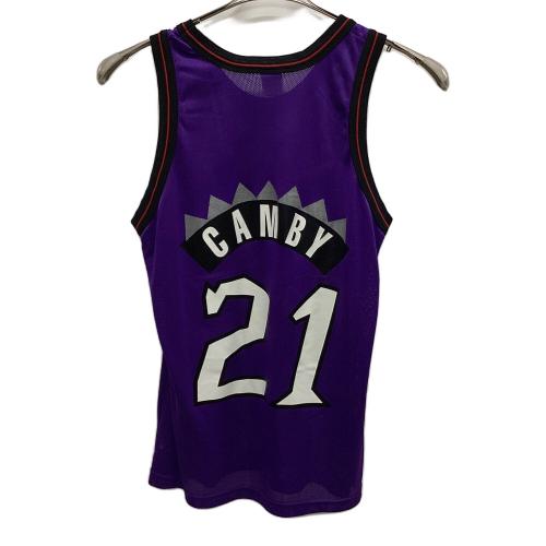 トロント・ラプターズ バスケットボールユニフォーム C5-7815C 【21】マーカス・キャンビー チャンピオンユニフォーム 90's @ メンズ SIZE 40 パープル