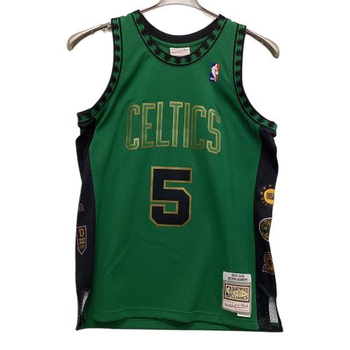 ボストン・セルティックス バスケットボールユニフォーム 1995-2016 HOF メモリアル スウィングマンジャージー 【5】ケビン・ガーネット メンズ SIZE L グリーン