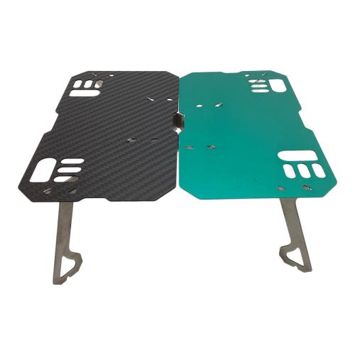 Pep Cycles アウトドアテーブル カーボン×アルミ ブラック×グリーン Tiny Table