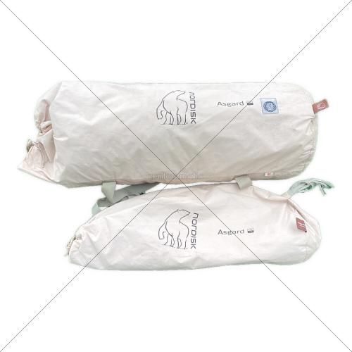 Nordisk (ノルディスク) モノポールテント ヨゴレ。ケース破れ有 アスガルド12.6 約375×400×250cm 4～6人用 程度B 程度B スカートあり ハンマーなし/説明書なし TC素材