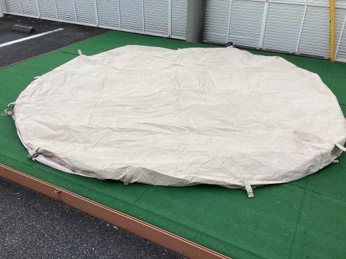 Nordisk (ノルディスク) モノポールテント ヨゴレ。ケース破れ有 アスガルド12.6 約375×400×250cm 4～6人用 程度B 程度B スカートあり ハンマーなし/説明書なし TC素材