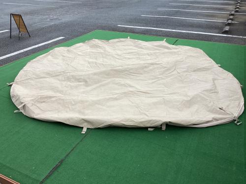 Nordisk (ノルディスク) モノポールテント ヨゴレ。ケース破れ有 アスガルド12.6 約375×400×250cm 4～6人用 程度B 程度B スカートあり ハンマーなし/説明書なし TC素材