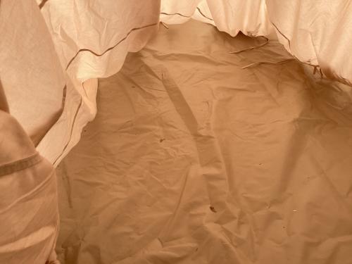 Nordisk (ノルディスク) モノポールテント ヨゴレ。ケース破れ有 アスガルド12.6 約375×400×250cm 4～6人用 程度B 程度B スカートあり ハンマーなし/説明書なし TC素材