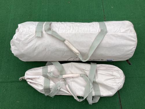 Nordisk (ノルディスク) モノポールテント ヨゴレ。ケース破れ有 アスガルド12.6 約375×400×250cm 4～6人用 程度B 程度B スカートあり ハンマーなし/説明書なし TC素材