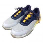 PUMA (プーマ) ゴルフシューズ メンズ SIZE 28cm ホワイト×イエロー スパイクレスシューズ シャドウキャット ニトロ 310249