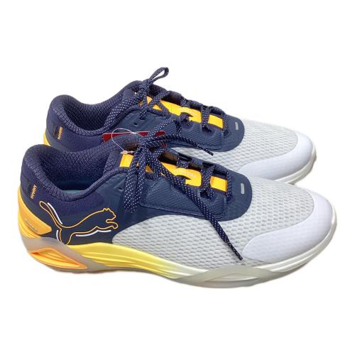 PUMA (プーマ) ゴルフシューズ メンズ SIZE 28cm ホワイト×イエロー スパイクレスシューズ シャドウキャット ニトロ 310249