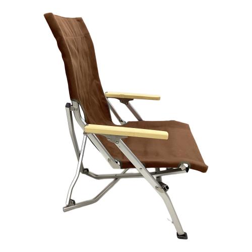 Snow peak (スノーピーク) アウトドアチェア LV-091 ブラウン ローチェア30