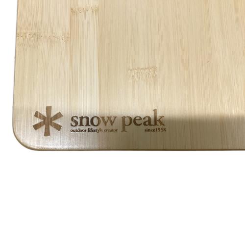 Snow peak (スノーピーク) アウトドアテーブル LV-066TR フォールディングシェルフ ロング竹