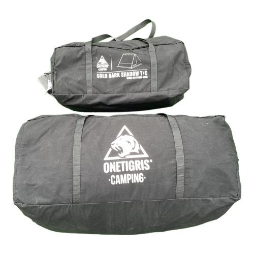 ONETIGRIS (ワンティグリス) ソロテント ブラック ヨゴレ有 ソロホームステッドTC