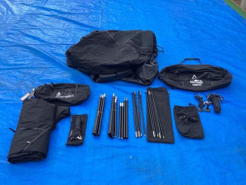 ONETIGRIS (ワンティグリス) ソロテント ブラック ヨゴレ有 ソロホームステッドTC