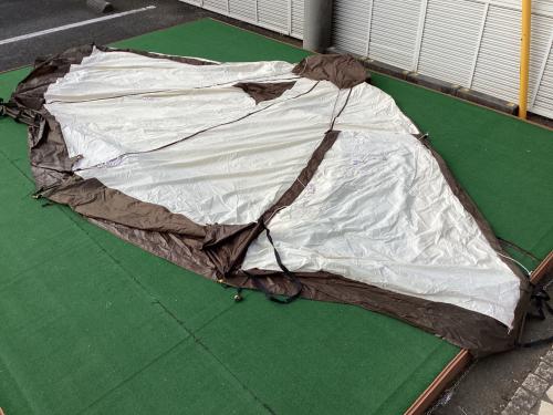 OGAWA (オガワ) モノポールテント シミ・ヨゴレ有 ピルツ15 TC