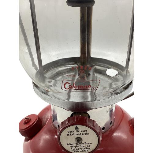 Coleman (コールマン) 200A ガソリンランタン パテペン/後期型ベンチ/ホワイトボーダー/レッドバルブ/タンク底サンシャインロゴ有 ヴィンテージ