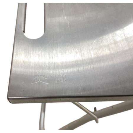 Snow peak (スノーピーク) アウトドアテーブル LV-039 シルバー TAKIBI