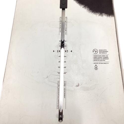 BURTON (バートン) ファミリーツリー ホームタウンヒーロー スノーボード 152cm ホワイト×ブラック