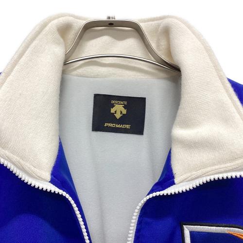 横浜DeNAベイスターズ (ヨコハマディーエヌエーベイスターズ) 選手・職員着用グランドコート 応援グッズ G61503 2016年仕様 NPBマーク刻印 @ SIZE M ブルー