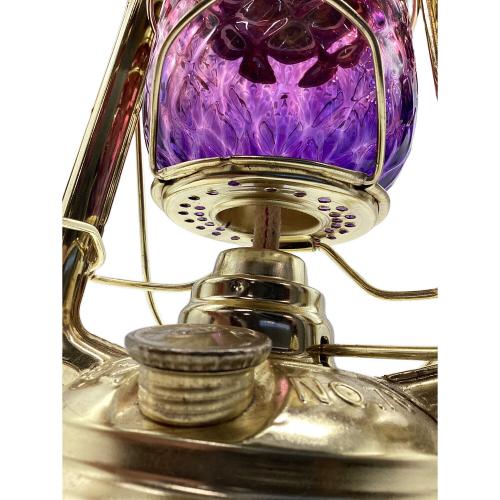 DIETZ (デイツ) No.78 ハリケーンランタン MAGMA GLASS Dai ロイヤルピンク付