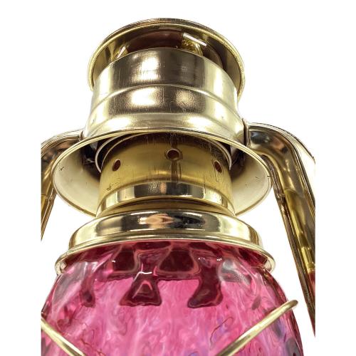 DIETZ (デイツ) No.78 ハリケーンランタン MAGMA GLASS Dai ロイヤルピンク付