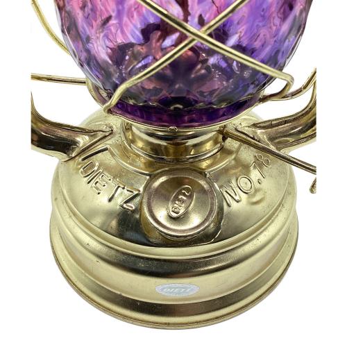 DIETZ (デイツ) No.78 ハリケーンランタン MAGMA GLASS Dai ロイヤルピンク付