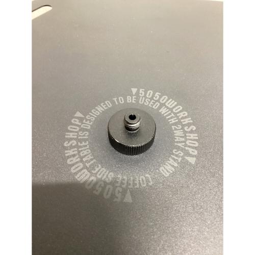 5050WORKSHOP (フィフティ フィフティ ワーク ショップ) アウトドアテーブル ブラック コーヒーサイドテーブル