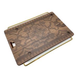 The Arth (ザァ～ッス) アウトドアテーブル ブラウン 床上手は柄上手