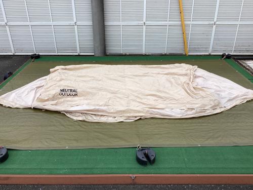 NEUTRAL OUTDOOR (ナチュラル アウトドア) モノポールテント ジップフロア付 LGテント4.0