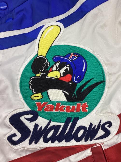 東京ヤクルトスワローズ (トウキョウヤクルトスワローズ) 応援グッズ 1994年 SIZE O ブルー×ホワイト×レッド