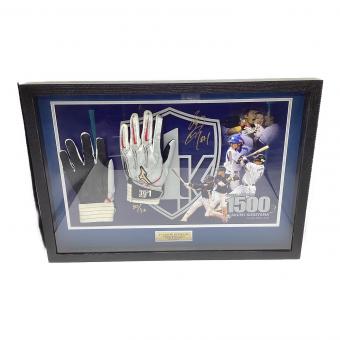 埼玉西武ライオンズ (サイタマセイブライオンズ) 栗山巧 1500本安打達成記念フォトパネル 応援グッズ 実使用グローブ付き @