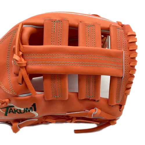 MIZUNO (ミズノ) ミズノプロ 硬式グローブ 栗山巧モデル　約33cm オレンジ