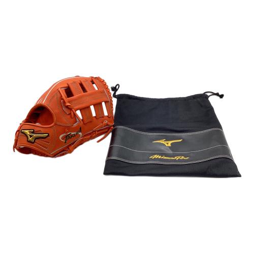 MIZUNO (ミズノ) ミズノプロ 硬式グローブ 栗山巧モデル　約33cm オレンジ