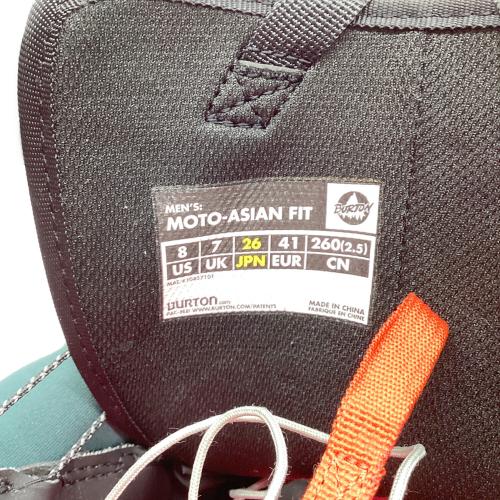 BURTON (バートン) MOTO-ASIAN FIT スノーボードブーツ メンズ SIZE 26cm ブラック×ピンク