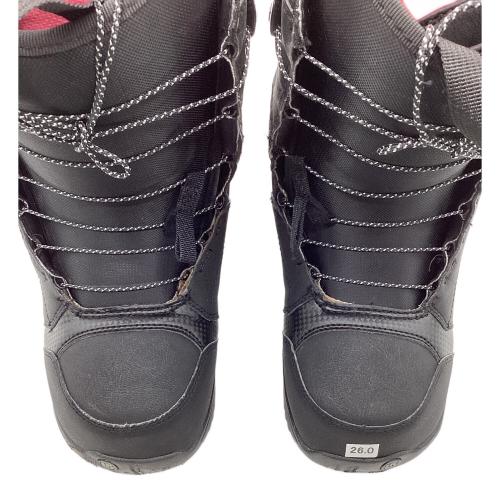 BURTON (バートン) MOTO-ASIAN FIT スノーボードブーツ メンズ SIZE 26cm ブラック×ピンク