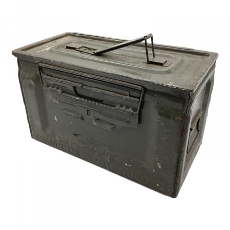 US軍 (ユーエスグン) 収納ケース AMM BOX CAL 50 M2 弾薬箱 アンモ
