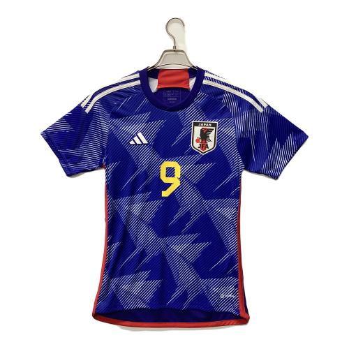 日本代表 (ニホンダイヒョウ) 【9】三笘薫 サッカーユニフォーム HF1845 2022 ホームユニフォーム SIZE L