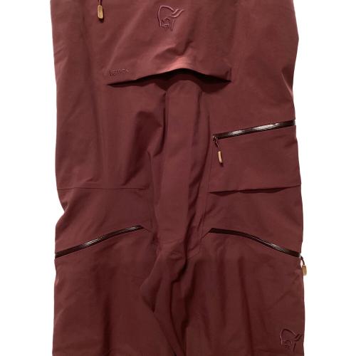norrona (ノローナ) tamok Gore-Tex Performance Shell Bib スキーウェア(パンツ) 23-24 メンズ SIZE L レッド