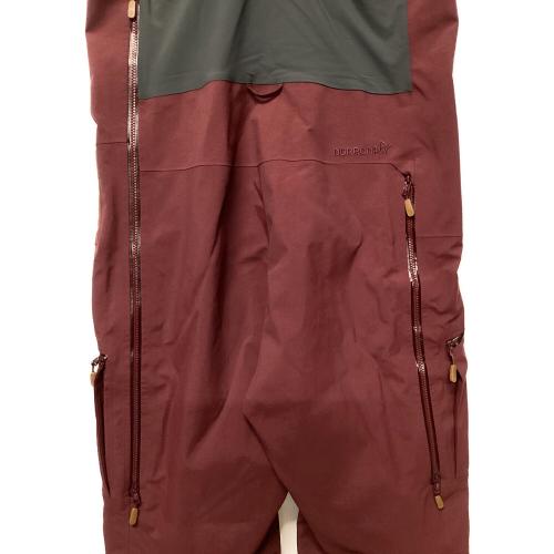 norrona (ノローナ) tamok Gore-Tex Performance Shell Bib スキーウェア(パンツ) 23-24 メンズ SIZE L レッド