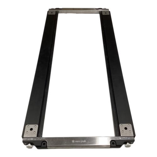 Snow peak (スノーピーク) アウトドアテーブル 4ユニット ブラック×シルバー セパレートIGT