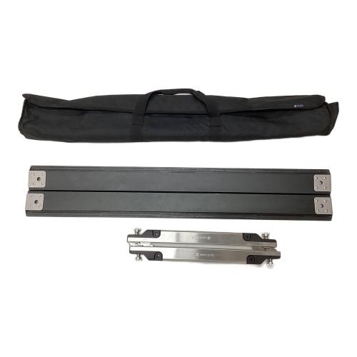 Snow peak (スノーピーク) アウトドアテーブル 4ユニット ブラック×シルバー セパレートIGT