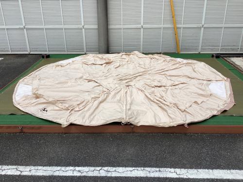 TOMOUNT (トモウント) モノポールテント 煙突穴有 ベルテント