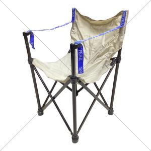 Snow peak (スノーピーク) アウトドアチェア LV-151 廃盤品 アイボリー×ブルー スノーピークチェア