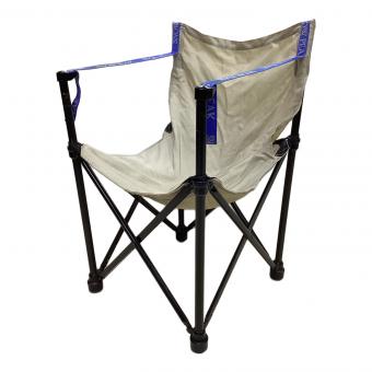 Snow peak (スノーピーク) アウトドアチェア LV-151 廃盤品 アイボリー×ブルー スノーピークチェア