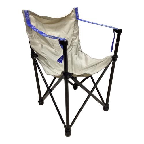Snow peak (スノーピーク) アウトドアチェア LV-151 廃盤品 アイボリー×ブルー スノーピークチェア