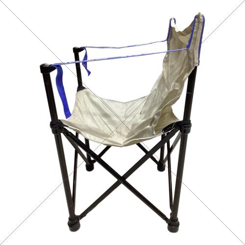 Snow peak (スノーピーク) アウトドアチェア LV-151 廃盤品 アイボリー×ブルー スノーピークチェア