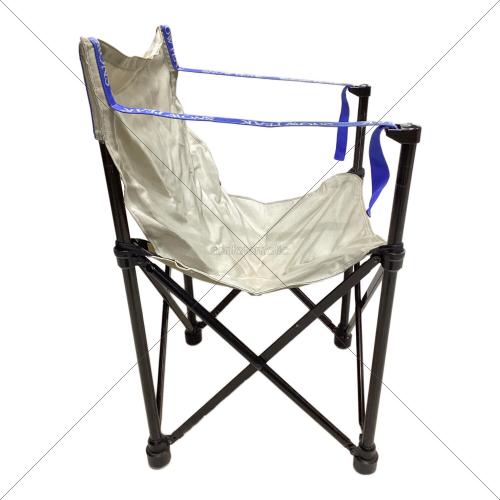 Snow peak (スノーピーク) アウトドアチェア LV-151 廃盤品 アイボリー×ブルー スノーピークチェア