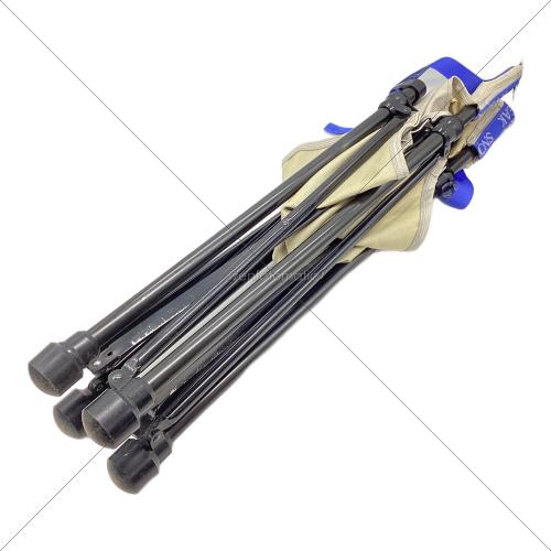 Snow peak (スノーピーク) アウトドアチェア LV-151 廃盤品 アイボリー×ブルー スノーピークチェア