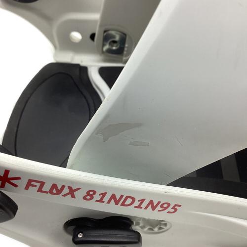 FLUX (フラックス) XF ビンディング SIZE S ホワイト×ブラック