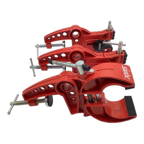 SWIX (スウィックス) ラジアルスキーバイス スキー雑貨 チューンナップ品 レッド 3点セット