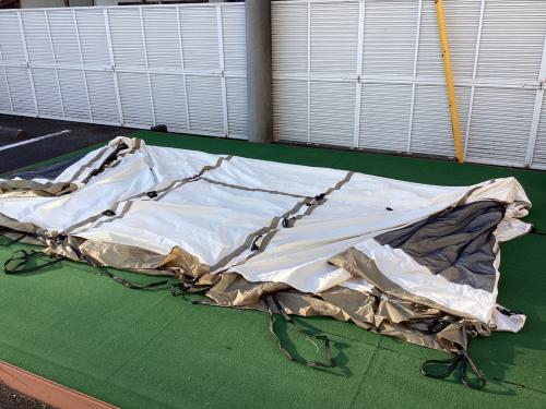 OGAWA (オガワ) ツールームテント ヨゴレ・ポール曲がり小有 アポロン T/C