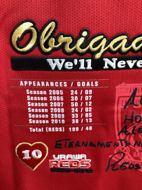 浦和レッズ (ウラワレッズ) 【10】ロブソン・ポンテ サッカーユニフォーム 385769 2010年シーズン 引退記念ユニフォーム SIZE XL